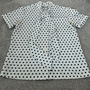 Vintage Polka Dot Blouse